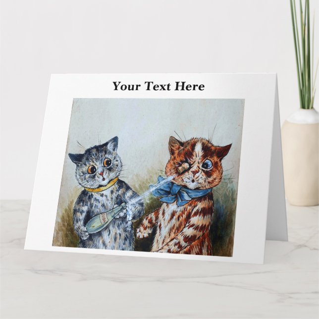 Carte Chats de Louis Wain 3 (Devant)
