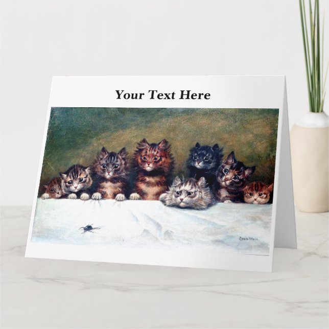 Carte Chats de Louis Wain 3 (Devant)