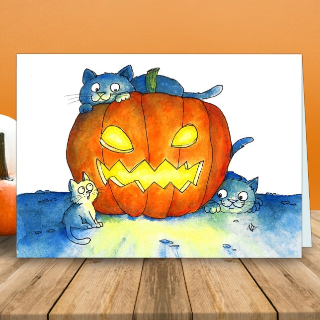 Carte Chats d'Halloween  (Créateur téléchargé)