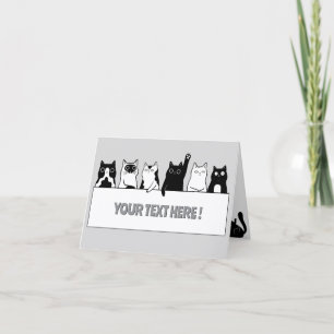 Carte Chats drôles