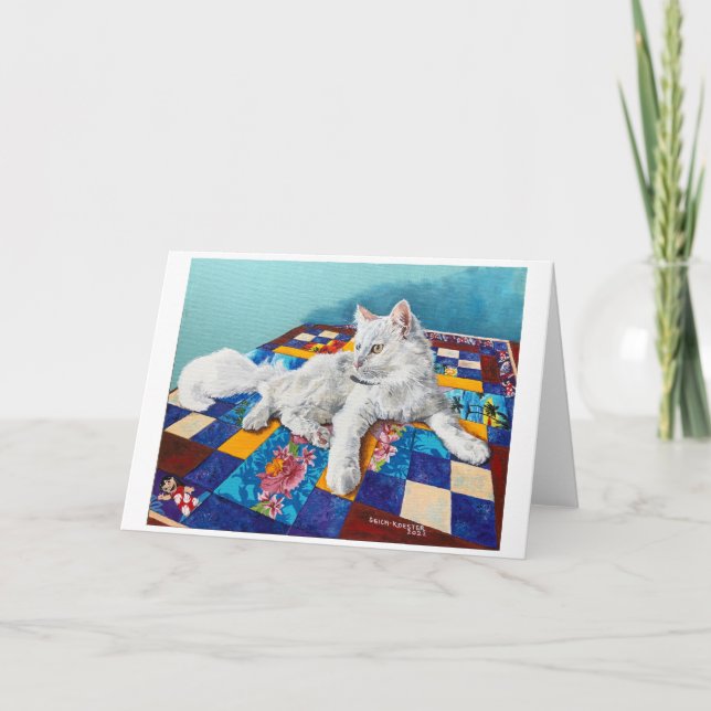 Carte Chats et courtepointes-nouilles (Devant)