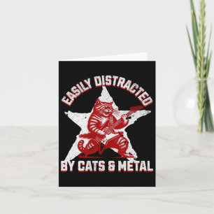 Carte Chats Et Fan Métal Musique Metalhead Heavy Rock St