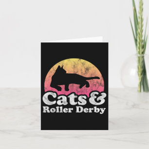 Carte Chats Et Roulettes Derby Mens Ou Femme Chat