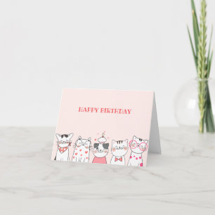 Carte Chats mignons