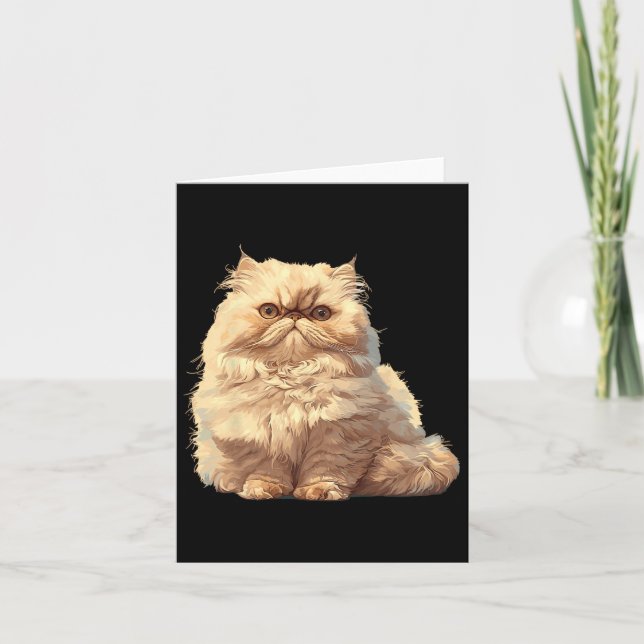 Carte Chats Perse Chat Perse (Devant)