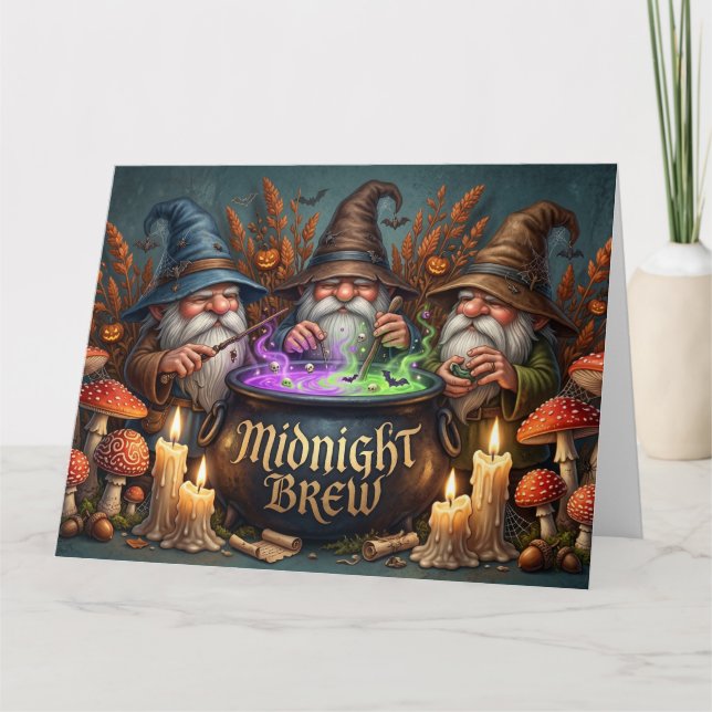 Carte Chaudron de Brume de Minuit des Gnomes Sorciers d' (Devant)