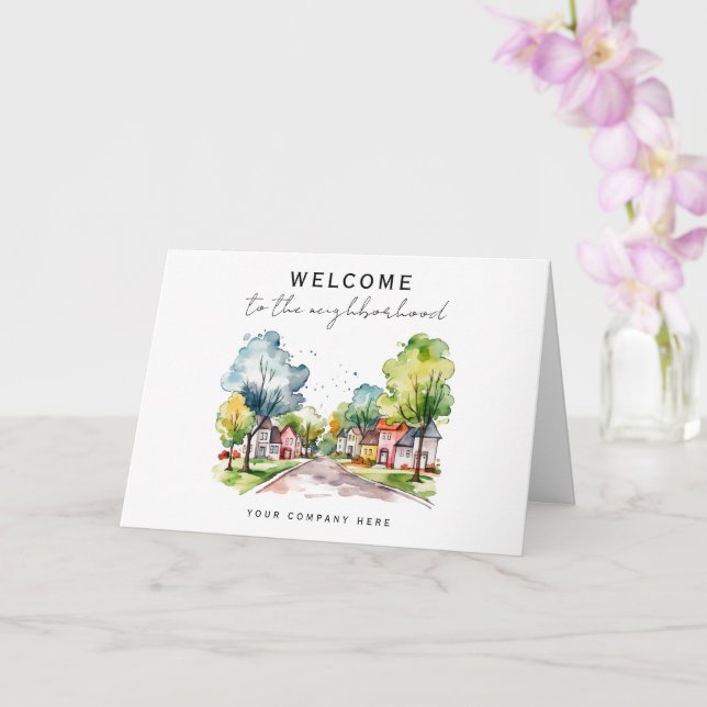 Carte Chauffage de maison Bienvenue dans le quartier Imm (Orchidée)