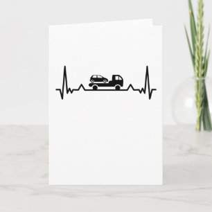 Carte Chauffeur de Camion de Récupération Cadeaux Heartb