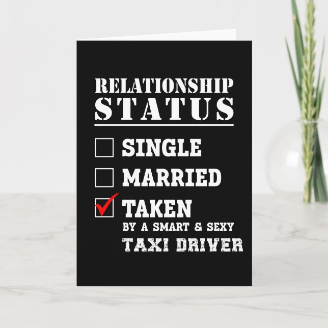 Carte chauffeur de taxi (Devant)