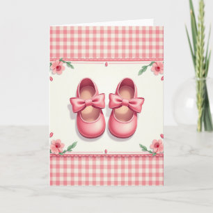 Carte Chausson de Bébé Doux