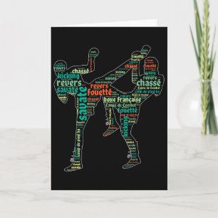 Carte Chaussure de boxe de kickboxing Boxeur Savate de p