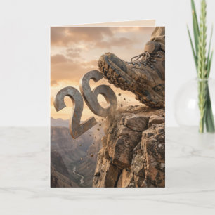 Carte Chaussure de randonnée Nouvel An 2027