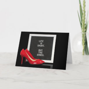 Cartes Noir Talon Haut D Anniversaire Zazzle Fr