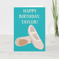 Chaussures de Ballet Tan Personnalisées Anniversai