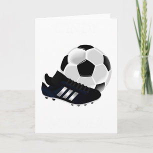 Carte Chaussures de football personnalisées T Shirt 