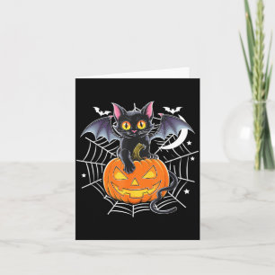 Carte Chauve-souris Halloween _ Chauve-souris à ailes de
