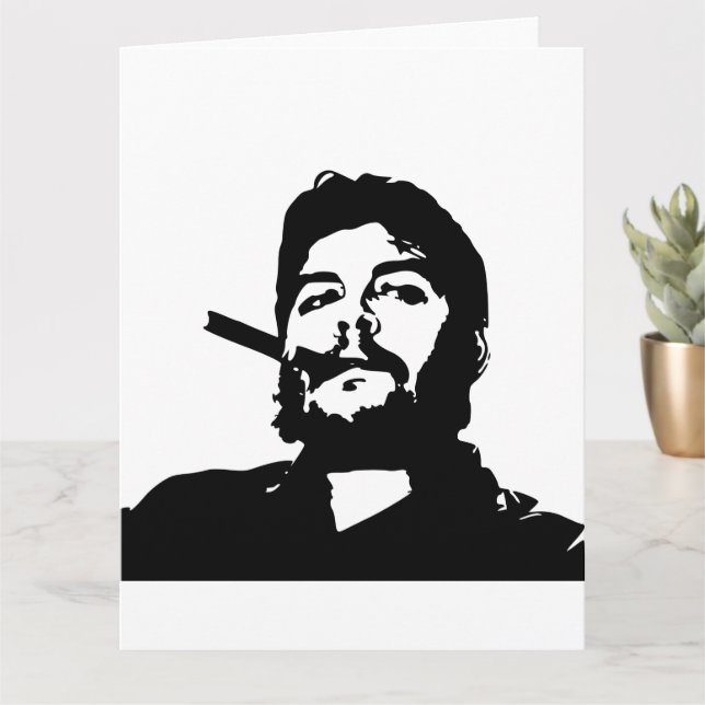 Carte Che Guevara, Commandante, Révolution, Cuba, La Hav (Petite plante)