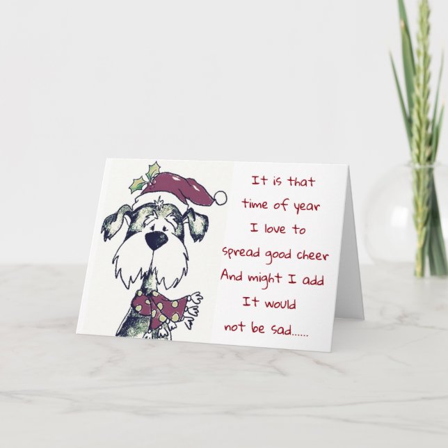 CARTE *CHEER* À DERNIER NOËL "TOUTE L'ANNÉE" (Devant)