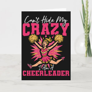Carte Cheer Cheerleading Ne Peut Cacher Ma Folie Je Suis