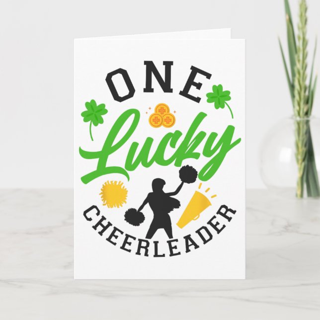 Carte Cheer Menant de Cheer St Patricks Day Un Chanceux  (Devant)