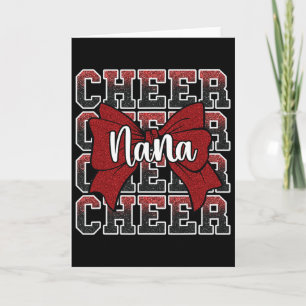 Carte Cheer Nana Ma Pom-Pom Girl Préférée M'appelle Nana