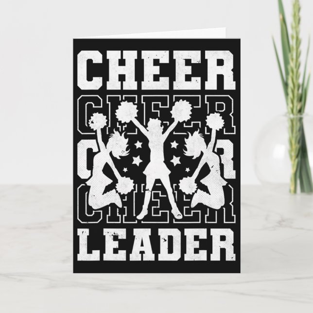Carte Cheerleader, Cheerleading  (Devant)
