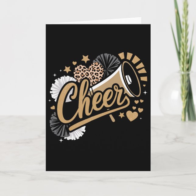 Carte Cheerleader drôle  (Devant)