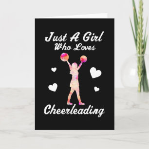 Carte Cheerleading Cheerleaders Love Quote Girl Gift