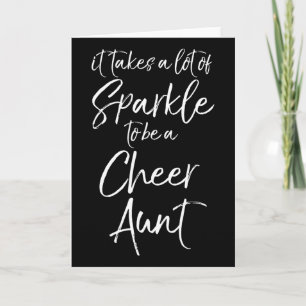 Carte Cheerleading Il faut beaucoup d'étincelles pour êt