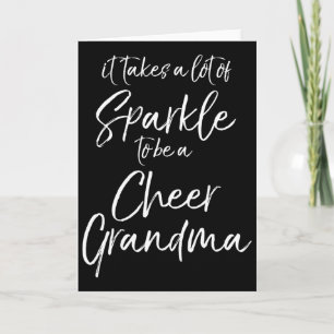 Carte Cheerleading Il faut beaucoup d'étincelles pour êt