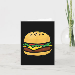 Carte Cheeseburger Emoticon Hamburger Fromer Bbq