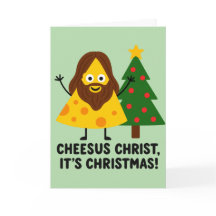 Cheesus Christ C'est Noël Drôle Fromage