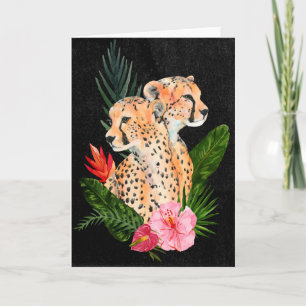 Carte Cheetah Bouquet