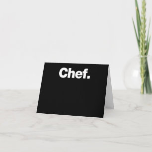 Carte Chef   Citations amusantes à propos des cadeaux de