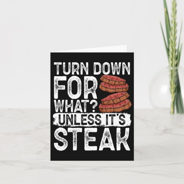 Carte Chef-D'Oeuvre Grill Sizzling Pour Carnivores Rare  (Devant)