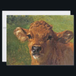 Carte Chef d'un veau (par Rosa Bonheur)<br><div class="desc">Ce dessin présente une peinture de Rosa Bonheur (1822-1899), artiste français le plus connu comme peintre d'animaux. Il montre une vue rapprochée d'un veau sur une ferme. Un veau est une jeune vache ou un taureau domestique. Les veaux sont généralement élevés pour devenir des bovins adultes. La peau de ce...</div>