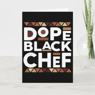 Carte Chef Noir Drogue Histoire Noire Mélanine Chef Noir