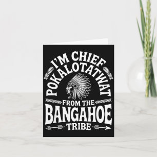 Carte Chef pokalotatwat de la tribu amérindienne