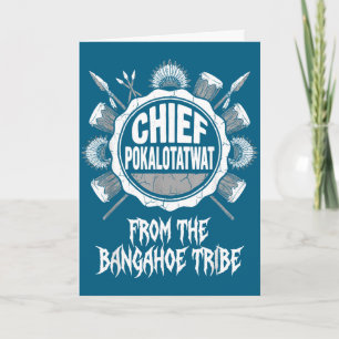 Carte Chef pokalotatwat de la tribu indigène autochtone