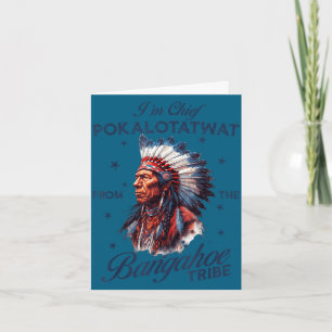 Carte Chef pokalotatwat de la tribu indigène autochtone
