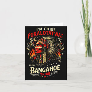 Carte Chef pokalotatwat de la tribu indigène autochtone
