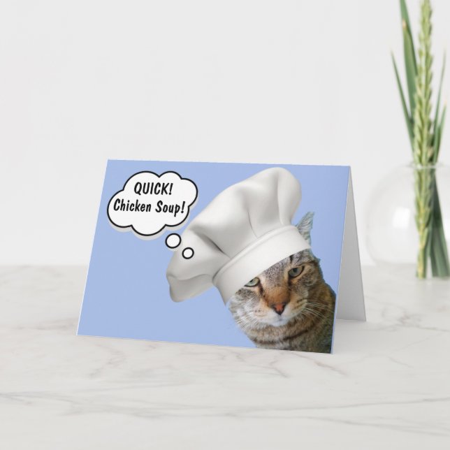 Carte Chef Rupie Chat et Soupe de poulet se porter bien (Devant)