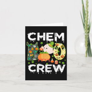 Carte Chem Boo Crew Halloween Chemist Match