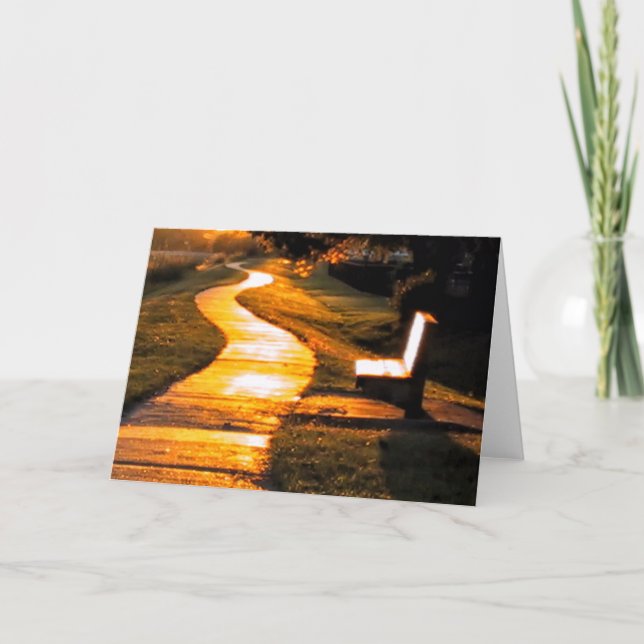 Carte Chemin D'Accès Au Coucher Du Soleil (Devant)