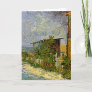Carte Chemin Montmartre et tournesols par Vincent van Go