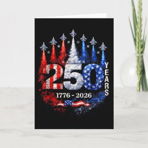 Carte Chemise 250 Ans Usa Patriotique 4 Juillet Ameri