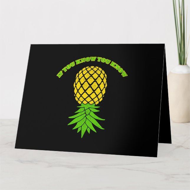 Carte Chemise à ananas vers le bas avec échange 3 (Devant)