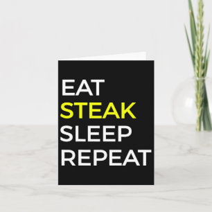 Carte Chemise À Boeuf Et Steak