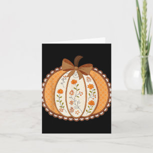 Carte Chemise à la mode en dentelle de citrouille floral