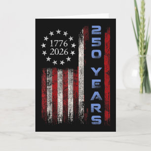 Carte Chemise aigle drapeau américain 250e anniversaire